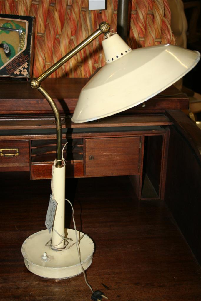 Lampada da tavolo da officina anni 50